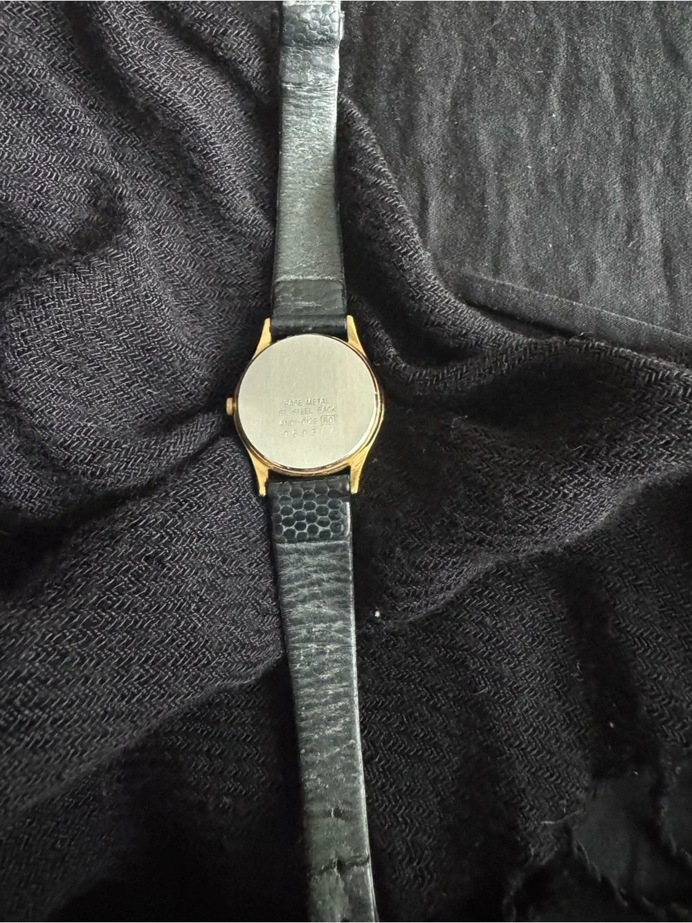 Mickey Mouse Watch with Black Strap and Character Motif